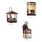 Vaxcel Bozeman 1 Light Bronze Rustic Bear Tree Outdoor Wall Lantern Clear Glass OW35053BBZ - alternate 5